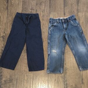 Levi's Kids Navy and Denim Jeans Pair